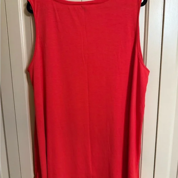 LuLaRoe Kristina Vibrant Red 'America' Tee NWT Size 2XL - Picture 4 of 4